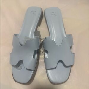 Women's Nina Sandals with Memory FoamInsole - A New Day BlueS-11 NWT